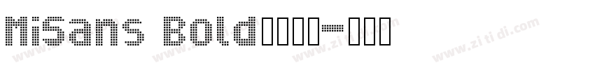 MiSans Bold小米公司字体转换